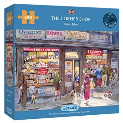 Image of Gibsons Corner Shop Jigsaw Puzzle (500 Piece)