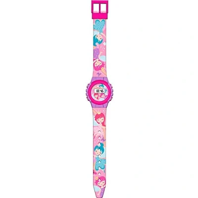Image of Magical Fairies Kids&#039; Digital Watch Adjustable Colorful Strap, Quartz Date &amp; Time, Enchanting Disney Sleeping Beauty Design, Perfect Christmas Present for Kids 29cm