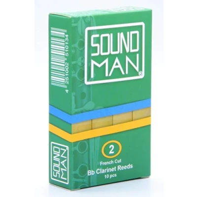 Image of 10 Reeds for Böhm Clarinet Soundman® Boehm Bohemian Tube Wood 1 Box (2.0)
