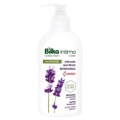 Image of Bilka Intimo Care Intimate Gel Wash 200ml Refreshing Lavender/Hydrating Rosa Damascena/Protecting Calendula 1 Product (Lavender)