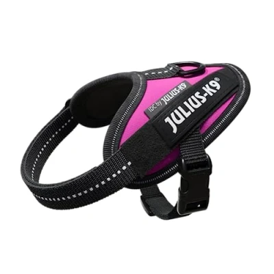 Image of Julius K9, 16IDC DPN B1, IDC Powerharness, dog harness, Size: Baby 1, Dark Pink