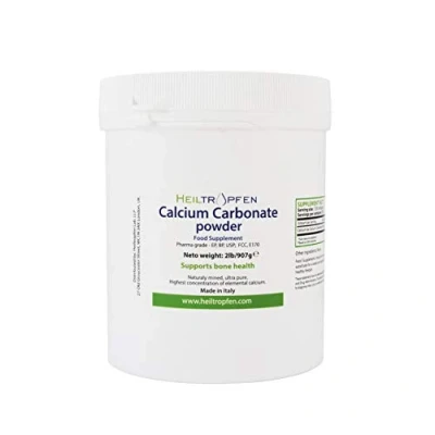 Image of Calcium Carbonate Powder 2 Pound 907 g Food Supplement Highest Purity Limestone Heiltropfen®