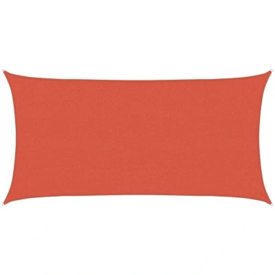 Image of vidaXL Sunshade Sail 160 g/m² Terracotta 2x3.5 m HDPE