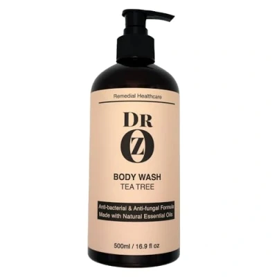 Image of Dr Oz AntiBacterial Antifungal Body Wash with Tea Tree For Acne, Folliculitis, Jock itch, Athletes foot, odor and Ringworm. Healthier Skin. 500ml