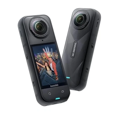 Image of Insta360 X5 Standard Bundle 8K 360 Degree Action Camera with Triple AI Power &amp; Replaceable Lenses Carry Case