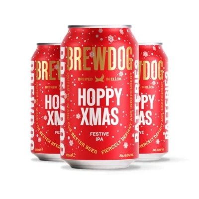 Image of BrewDog Hoppy Xmas 12 x 330ml cans