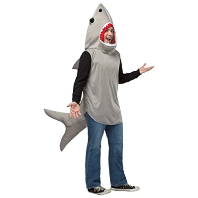 Image of Rasta Imposta GC6526 Sand Shark Adult Costumes, Cartoon, Multi, One Size
