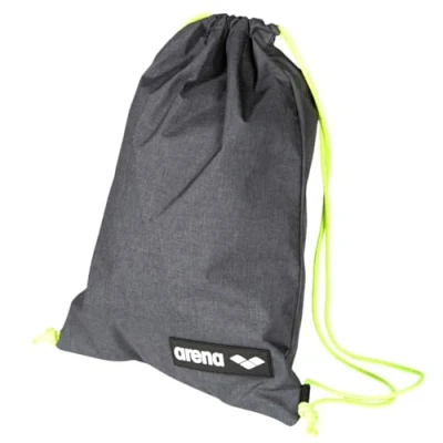 Image of ARENA Gym Sack Swimbag Team Drawstring Bag Grey Melange, One Size