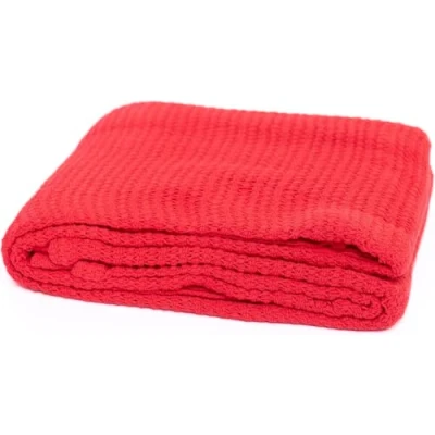 Image of Blue Dot Stretcher Blanket, 152 cm x 203 Size, Red