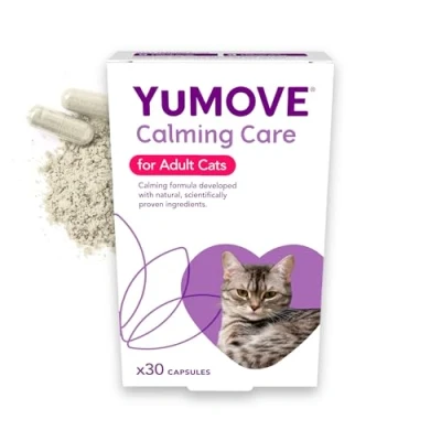 Image of YuMOVE Calming Care for Cats Previously YuCALM Cat Supplemnent who are Stressed or Nervous Packaging may vary