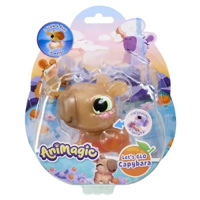Image of Animagic: Lets Glo Capybara Your Glowing, Floating, Squishy Best Friend Drop In Water To Watch Them Glow! Interactive Electronic Pet For Kids Ages 4+