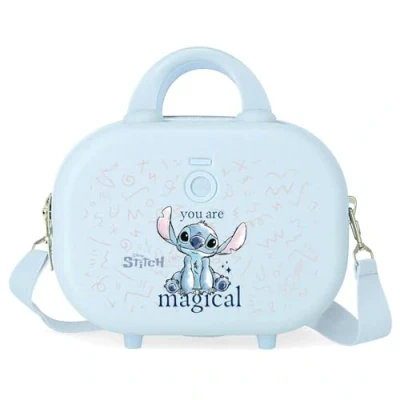 Image of Joumma Disney Stitch You are Magical Nececer Adaptable Blue 29x21x15cm Rigid ABS 9.14L 0.75kg, blue,