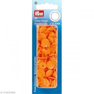 Image of Prym Press Fasteners, Orange, One