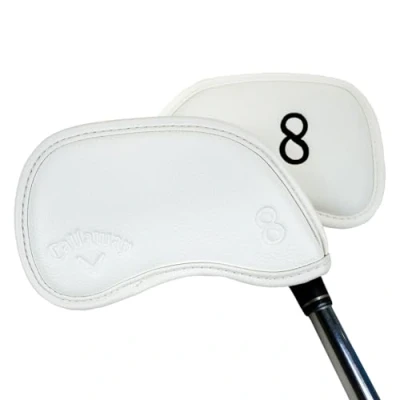 Image of Callaway Golf Magnetic Iron Headcovers White Set of 10 to Protect Your Clubs