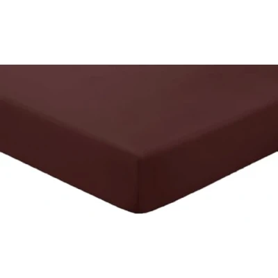 Image of Amigozone Extra Deep 16&quot;(40cm) Non Iron Percale Pollycotton Fitted Sheets (Super King, Chocolate)