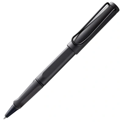 Image of Lamy safari umbra rollerball Pen with ergonomic grip &amp; line width M for pleasant long writing made of robust ASA plastic including refill 63 in black