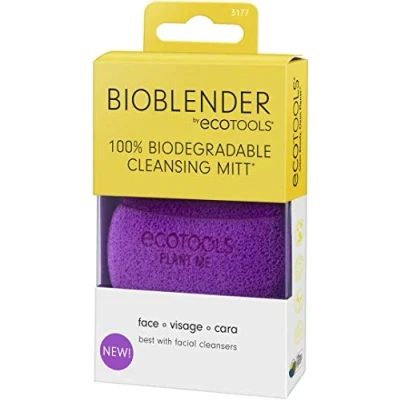 Image of EcoTools Bioblender By Facial Cleansing Mitt, Purple, 1 count