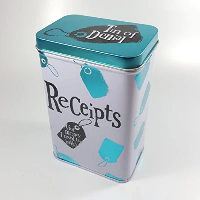 Image of RECEIPTS TIN STORAGE