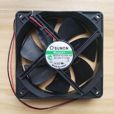 Image of CYRMZAY Compatible For SUNON MEC0251V2 0000 A99 12V 3.4W 12CM 12025 2 Wire fan