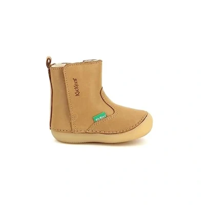 Image of Kickers Unisex Baby Socool Cho Mary Jane Flat, Camel Light, 3.5 UK Child