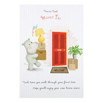 Image of Hallmark New Home Card &quot;Just Moved In&quot; Medium [Old Model]
