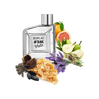 Image of Replay Tank Plate For Him Eau De Toilette 100ml