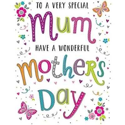Image of Modern Mother&#039;s Day Card Mum 8 x 6 inches Regal Publishing