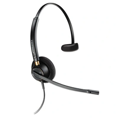 Image of Plantronics HW510 EncorePro Noise Cancelling Over Head Monaural Headset