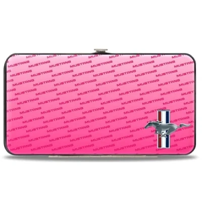 Image of Buckle Down Unisex Adult&#039;s Hinge Wallet Mustang, Multicolor, 7&quot; x 4\