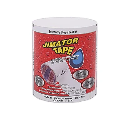 Image of Repair Tape, Underwater Sealing Bath Sealant Strip, Plumbers Waterproof Seal for Leaking Pipes Pool Garden, Quick Stop Leaks