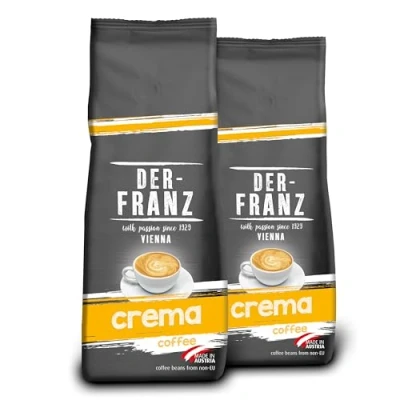 Image of Der Franz Crema Coffee, ground, 2 x 500 g
