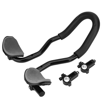 Image of Dilwe Bicycle Aero Bars 25.4 mm Aluminum Alloy Rest Handlebar for Mountain Bike Long Distance Travel