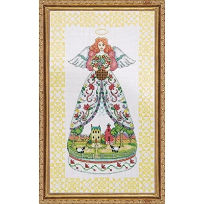 Image of Design Works Jim Shore Summer Angel Cross Stitch Kit