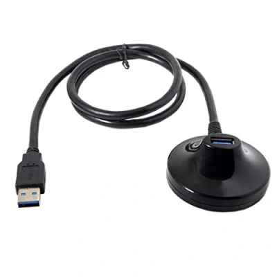 Image of Cablecc USB 3.0 Type A Male to Female Extension Dock station Docking Cable 0.8m