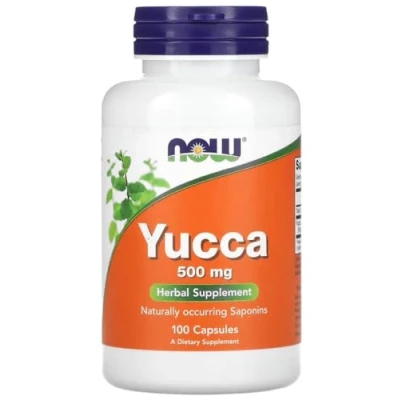 Image of Now Foods Yucca 500mg Joint Health and Inflammation Relief 100 Capsules