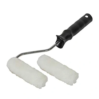 Image of Faithfull RMINIKIT 100mm 4 inch Mini Roller Kit Frame and 2 Refills