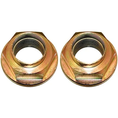 Image of 2 x Stake/Hub/Axle End Nut with, Flange/Washer, Fits Ifor Williams, M30, Trailer