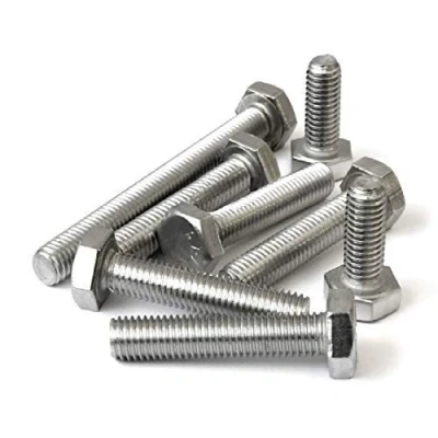 Image of 10 x Hex Head Set Screw Bolts M10 60mm, Fully Threaded,