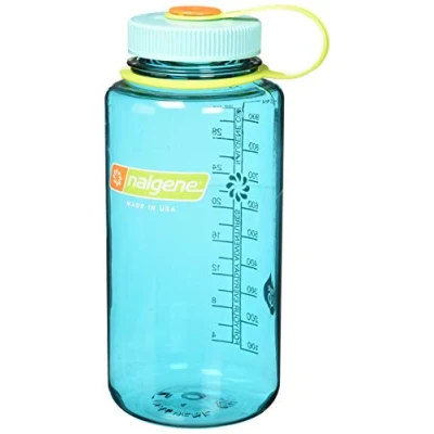 Image of Nalgene 1 Litre Wide Mouth Tritan Water Bottle (Cerulean)