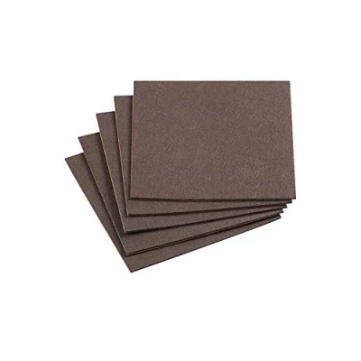 Image of Meister 645526 Felt Cut Outs (Set of 5) Self Adhesive 200 x mm Brown