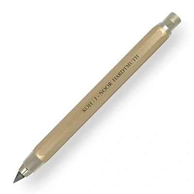 Image of KOH I NOOR 5.6mm Diameter Mechanical Clutch Lead Holder Pencil Gold