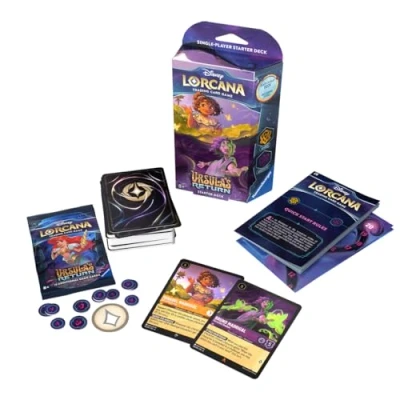 Image of Ravensburger 11098334 Disney Lorcana Trading Card Game: Set 4 Starter Deck A, Amber