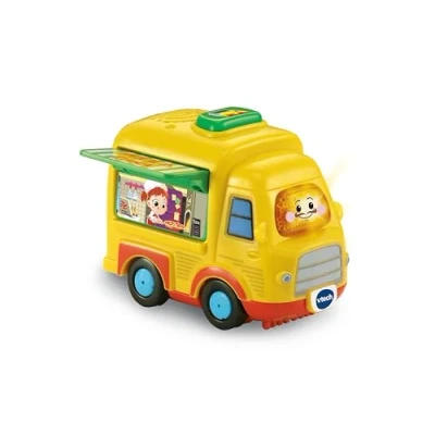 Image of VTech Toot Drivers Pizza Truck, Interactive Toddlers Toys for Pretend Play with Lights and Sounds, Suitable Boys &amp; Girls Ages 1, 2, 3, 4+ Years, English Version