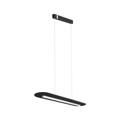 Image of Paulmann LED pendant light Tulga, anthracite, felt, 3 step dimmable