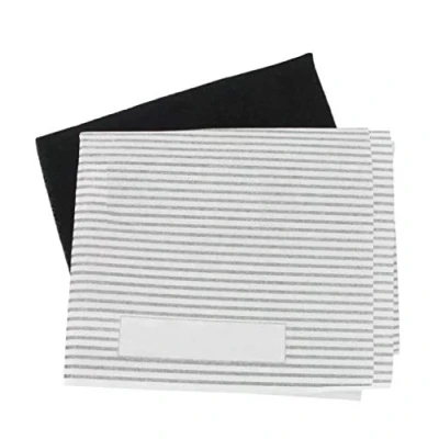 Image of Zinc Products Universal Cooker Hood Grease &amp; Odour Filter Kit for Kitchen Extractor Fan Vent (2 + 1 Filter)