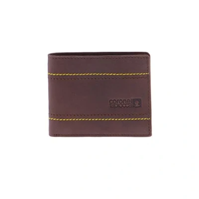 Image of Coronel Tapiocca Men/Teen Wallet with Bill Compartments, Pocket, Card Slots and Interior Departments, Brown, 10,5 x 8, Alexander
