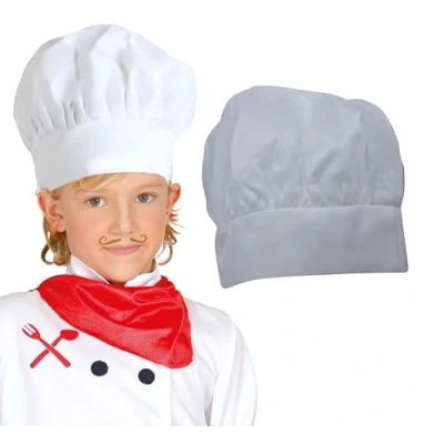 Image of Guirca Accessories Children&#039;s Chef Hat Fabric, White, U (13010.0)