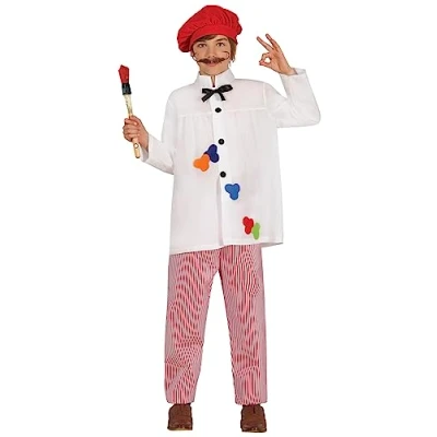 Image of FIESTAS GUIRCA Genius Painter Fancy Dress for Boys or Girls Artist Kids Costumes &amp; 5 6 years