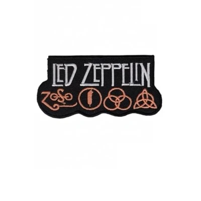 Image of Led Zeppelin Zoso Patch Badge Embroidered Iron on Applique Accessory