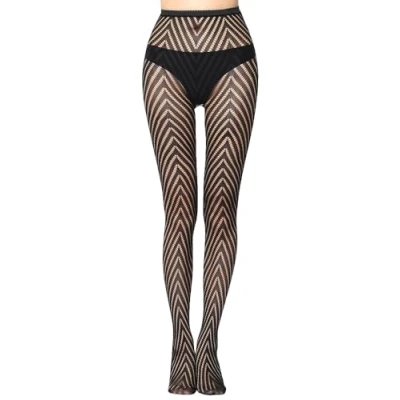 Image of Malustar Patterned Fishnet Tights (S L, Twills)